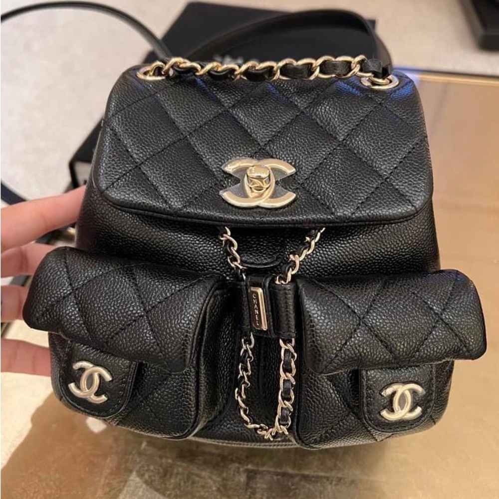 Mini caviar backpack